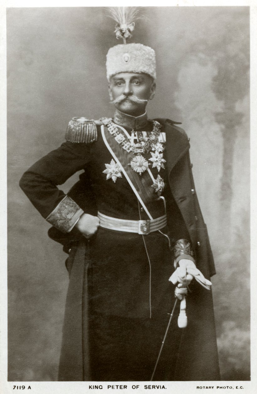 Serbian kuningas Pietari I, 1903-1918 tekijältä Unbekannt