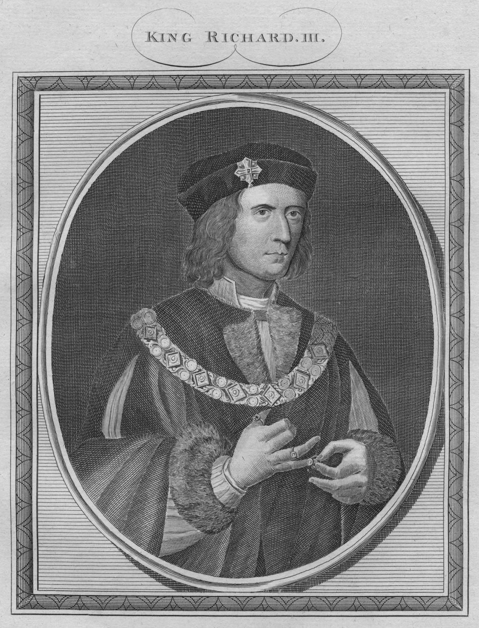 Kuningas Rikhard III, 1786. tekijältä Unbekannt