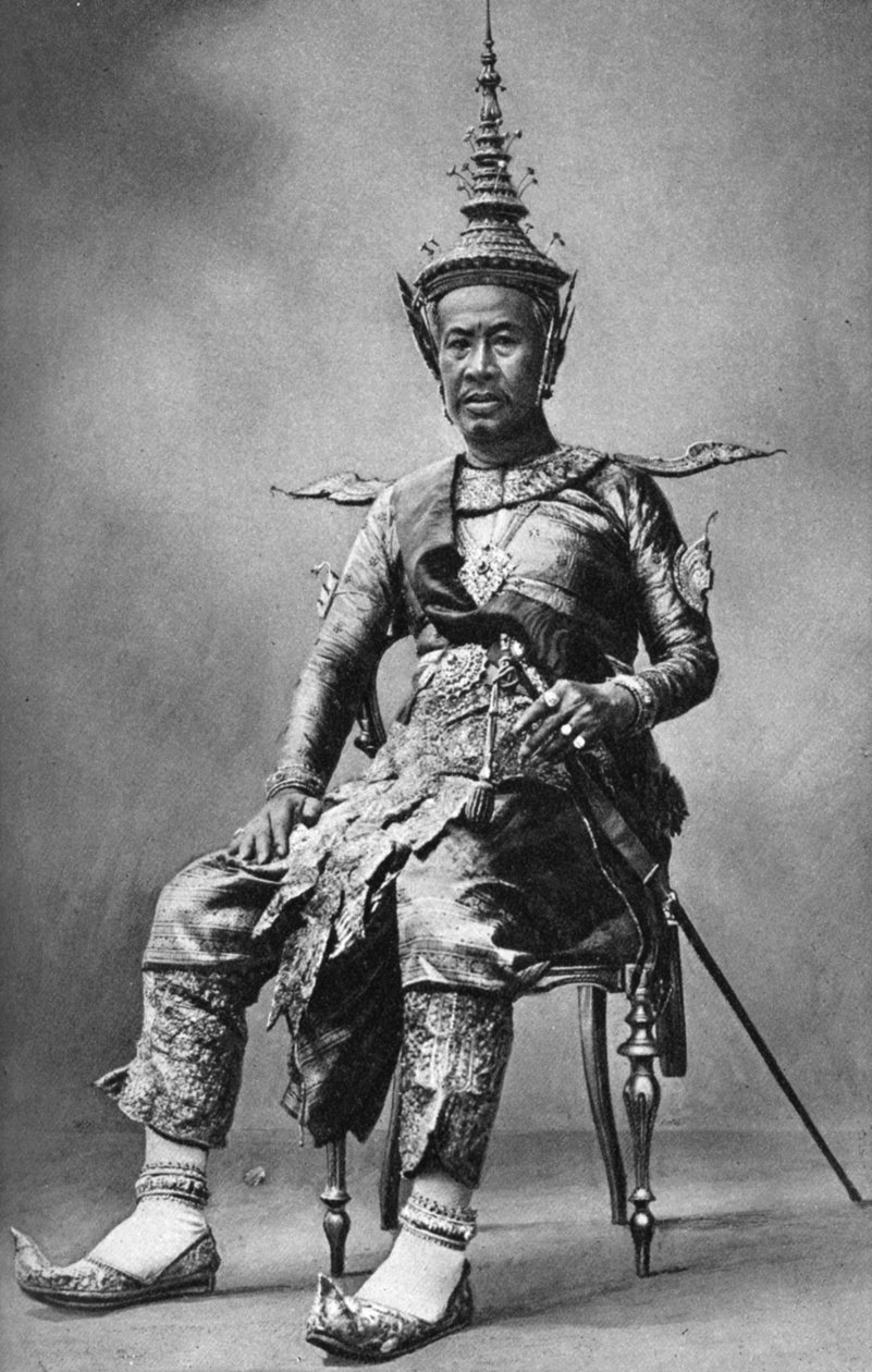 Kambodžan kuningas Sisowath, 1922 tekijältä Unbekannt