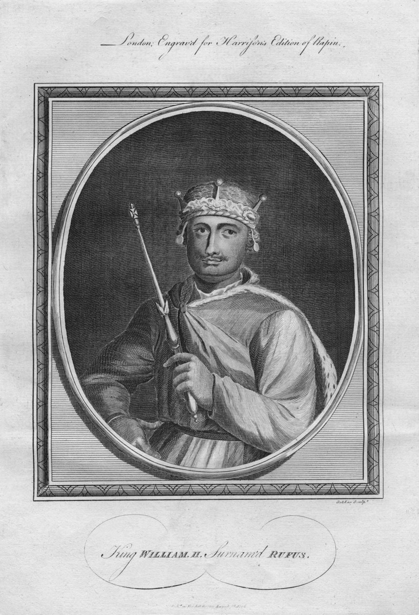 Kuningas William II William Rufus, 1786. tekijältä Unbekannt