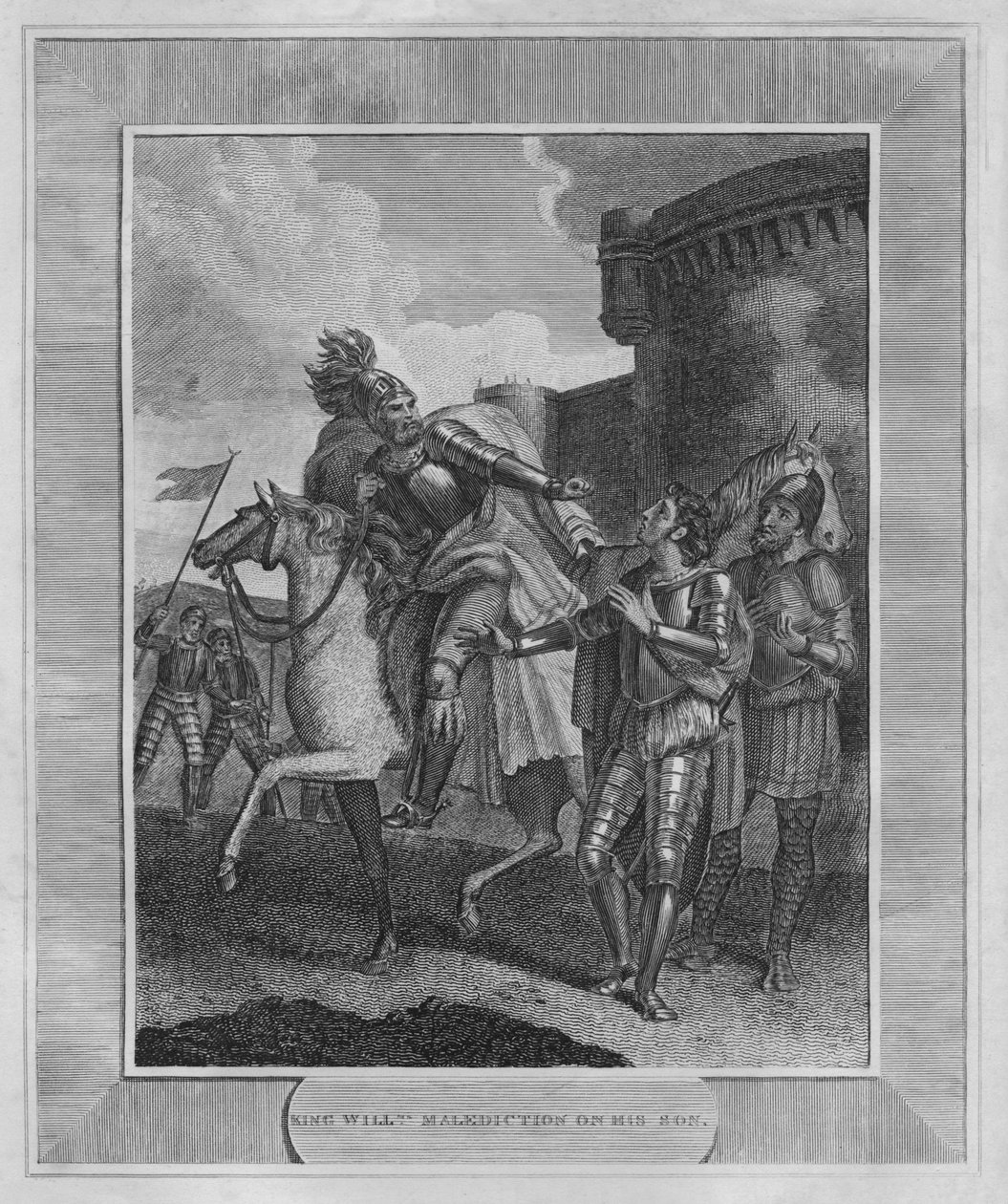 King Williamsin rikos pojastaan, 1838 tekijältä Unbekannt