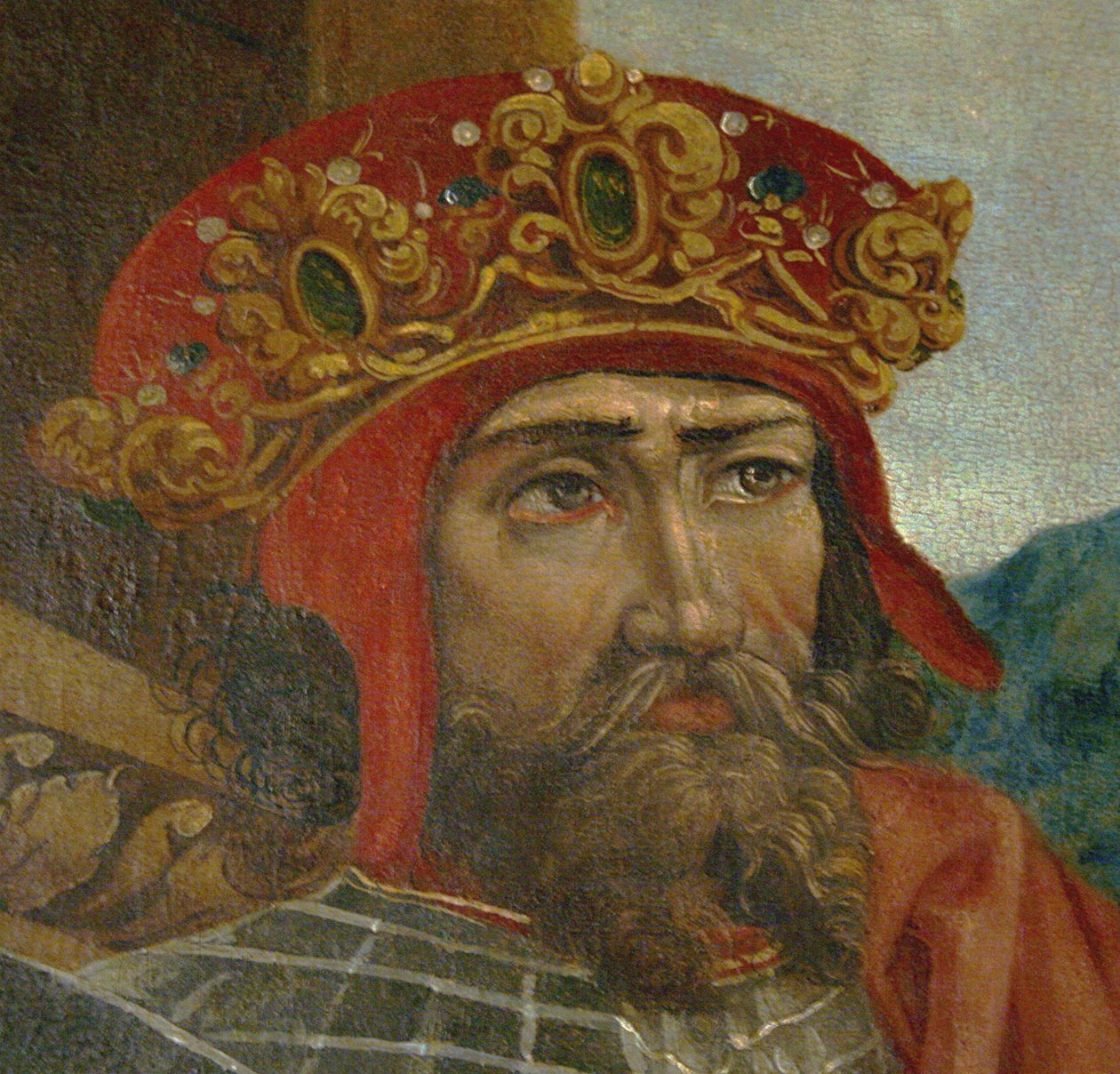 Kuningas Vladislav II. Jagiello Detail, noin 1530 tekijältä Unbekannt