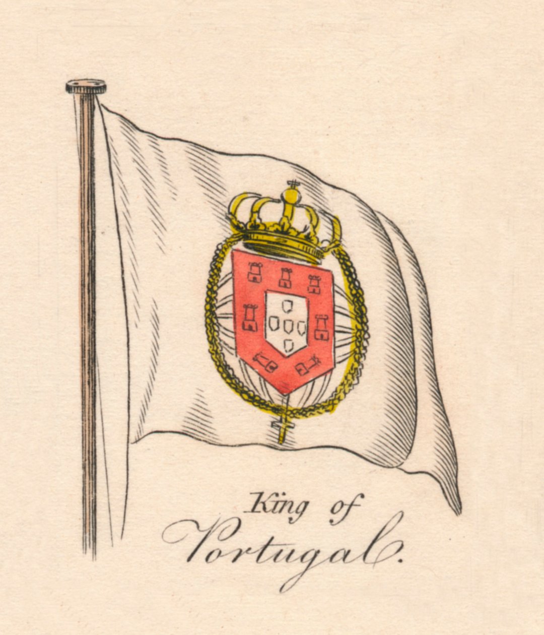 Portugalin kuningas, 1838 tekijältä Unbekannt