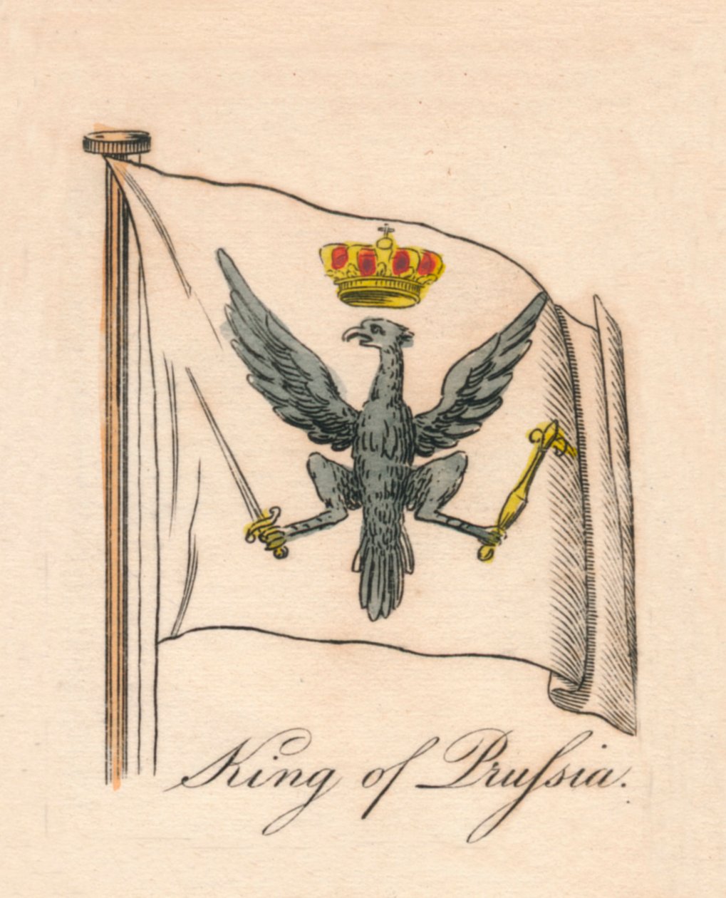 Preussin kuningas, 1838 tekijältä Unbekannt