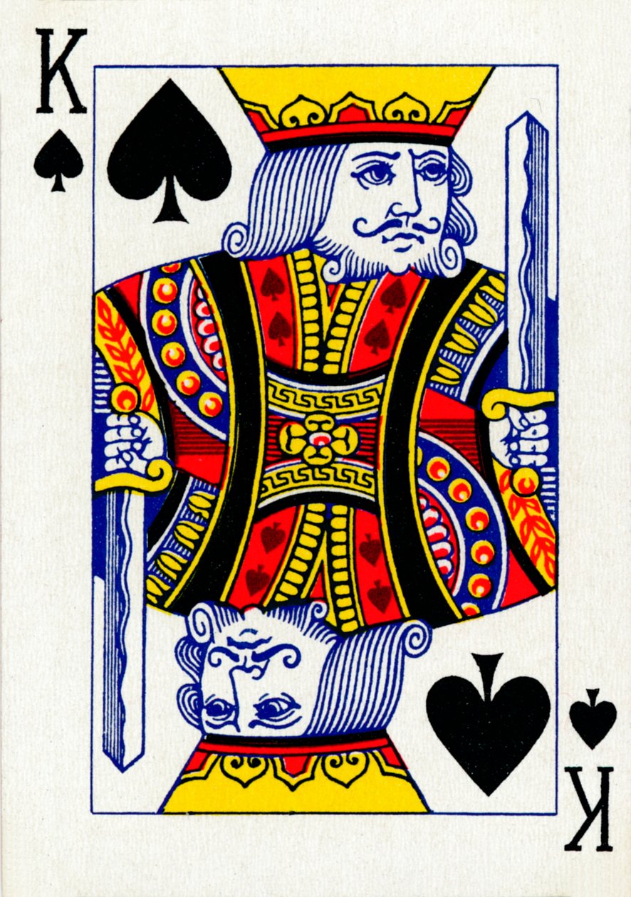 King of Spades Goodall & Son Ltd:n pelikorttipakasta, vuodelta 1940 tekijältä Unbekannt