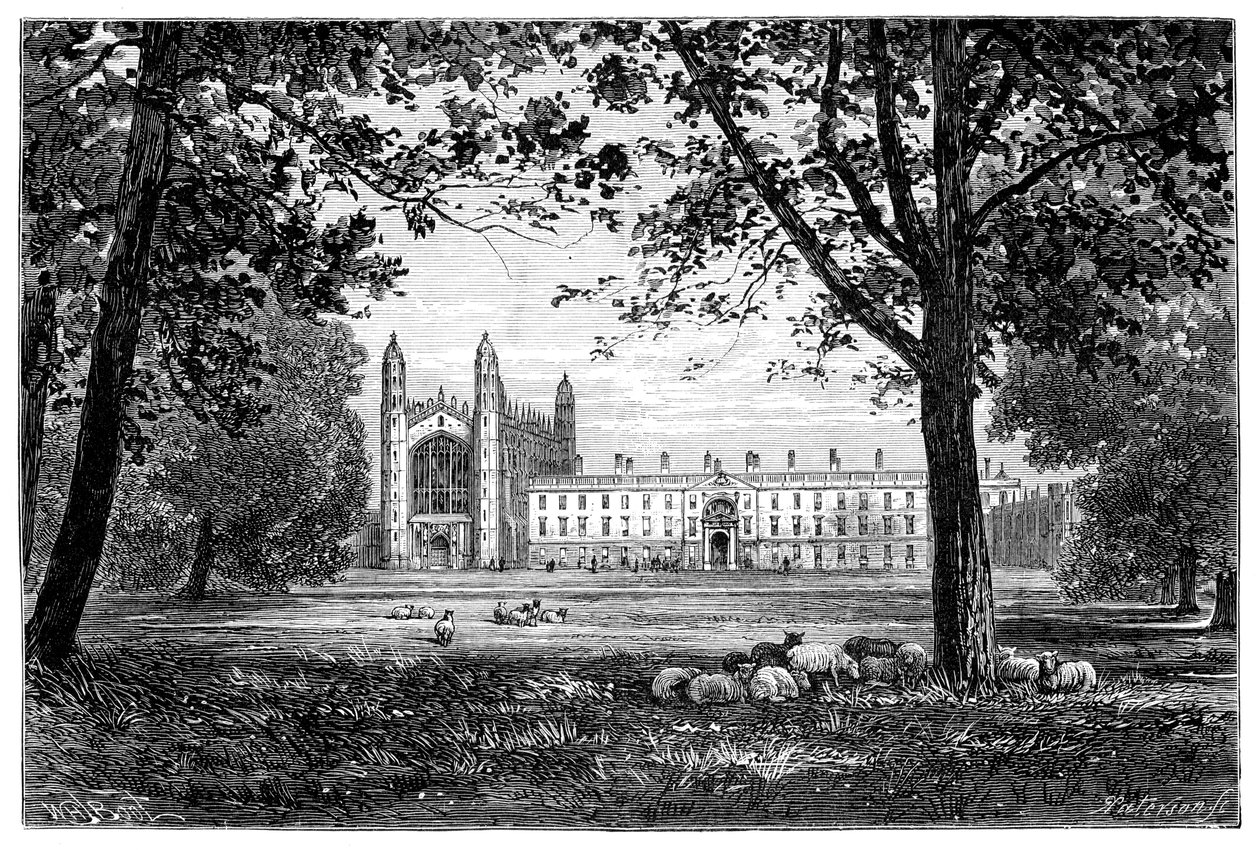 Kings College, Cambridge, 1900 tekijältä Unbekannt