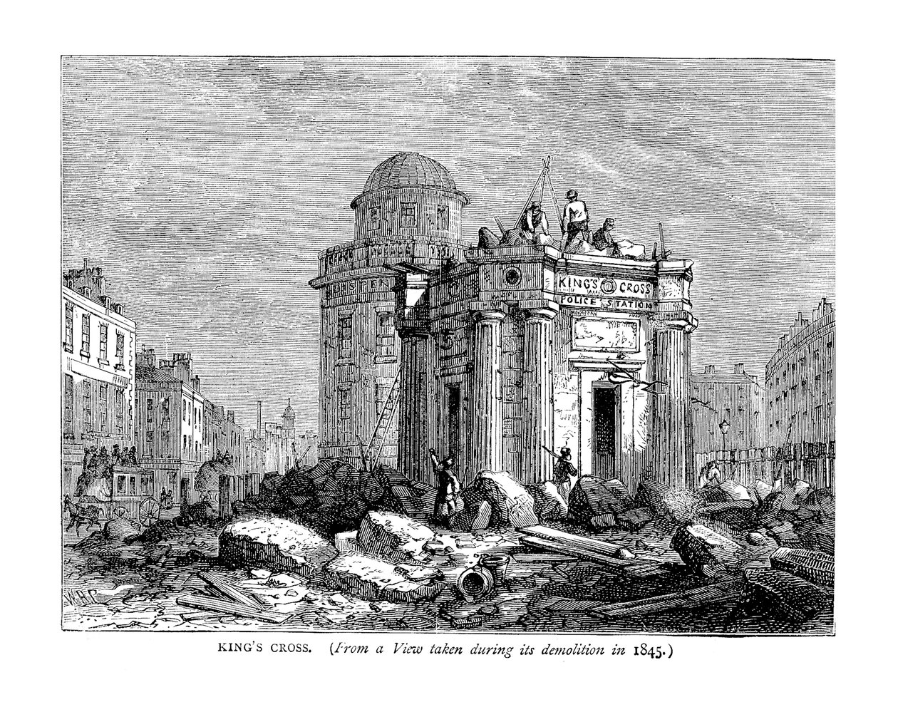 Kings Cross vuonna 1845 tekijältä Unbekannt