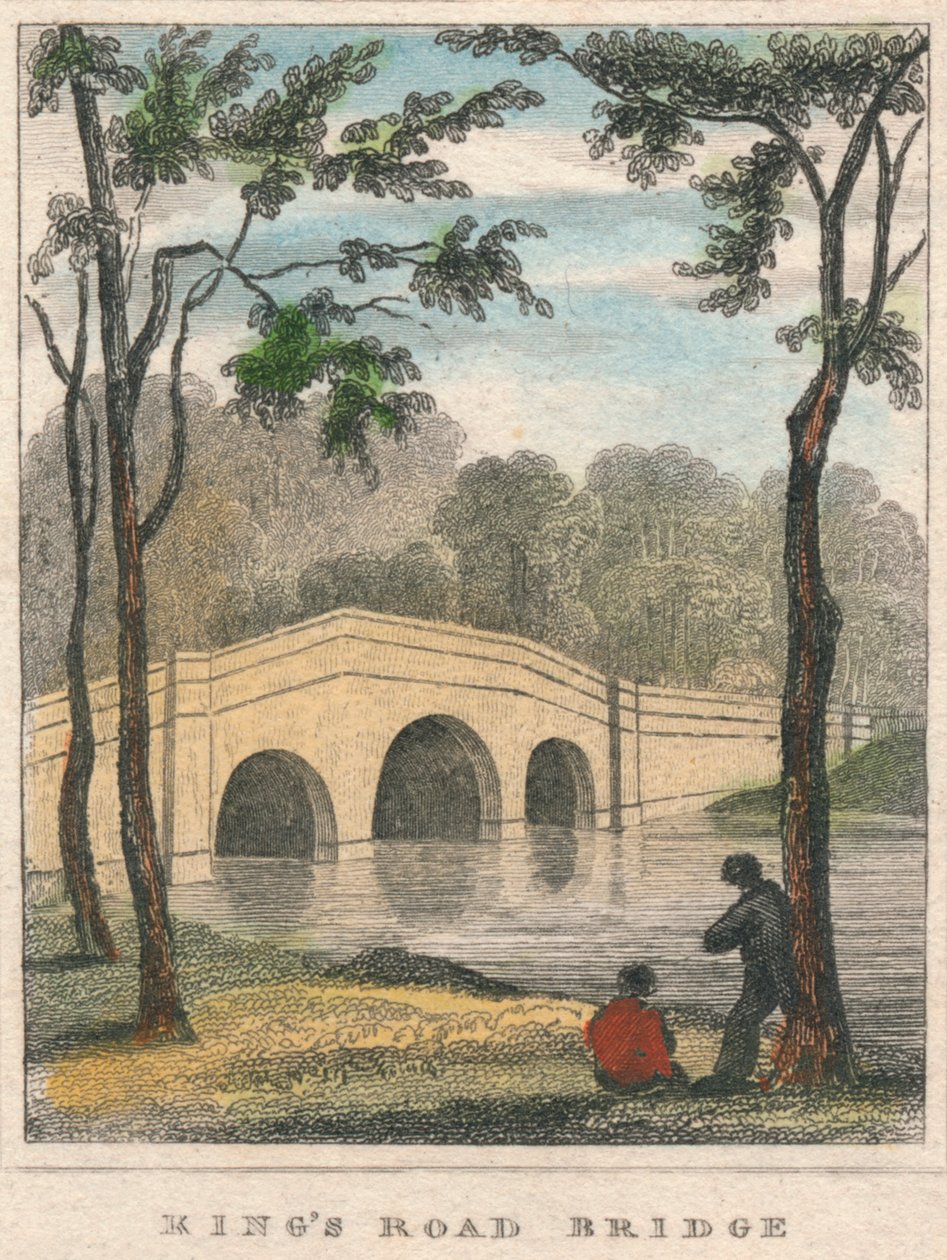 Kings Road Bridge, 1800-luku tekijältä Unbekannt