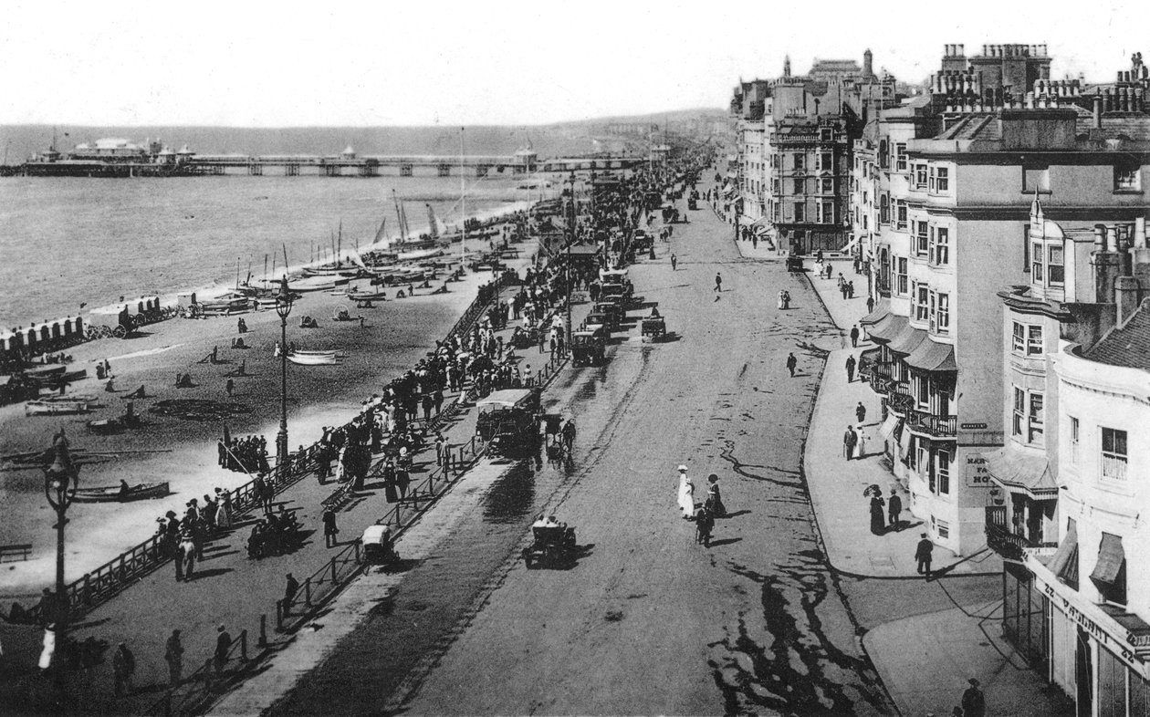 Kings Road, Brighton, East Sussex, 1900-1920-luku tekijältä Unbekannt