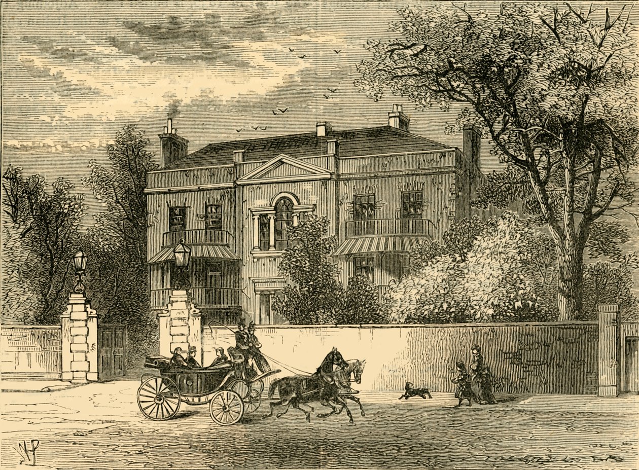 Kingston House, Knightsbridge, 1876. tekijältä Unbekannt