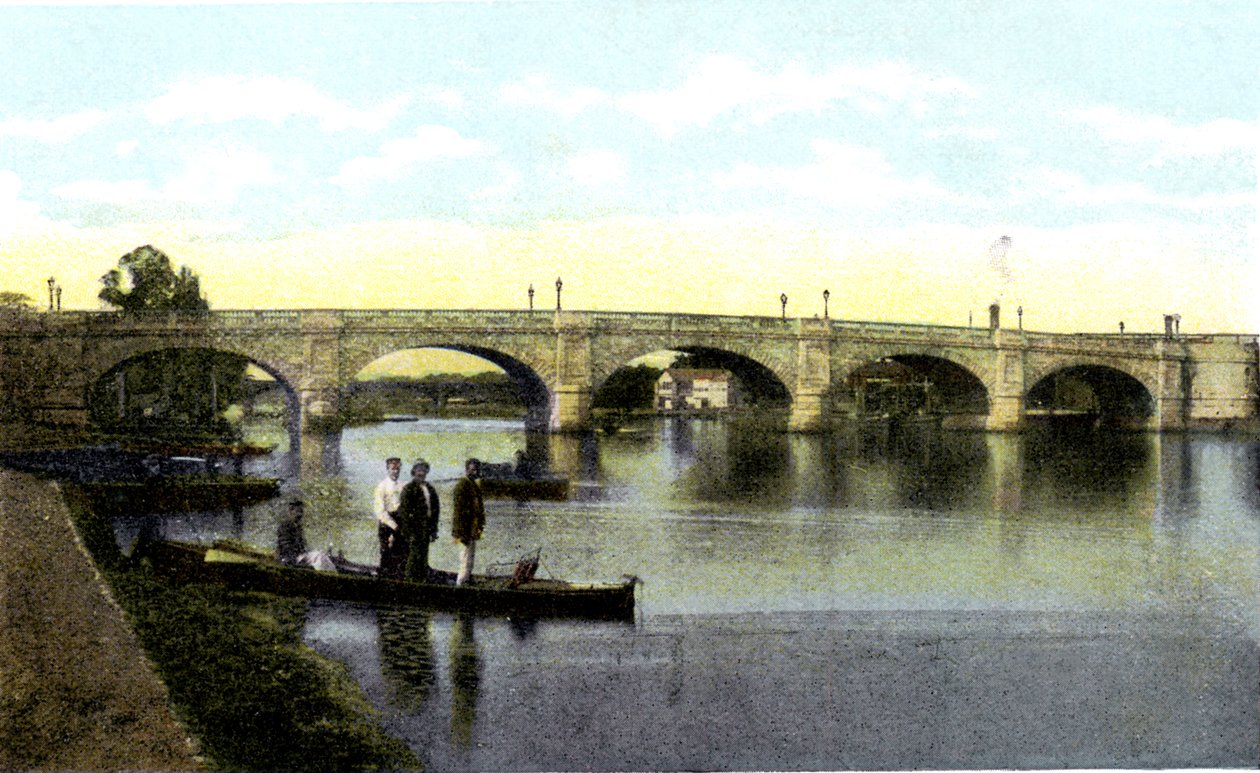 Kingston upon Thames Bridge, Lontoo, 1900-luku tekijältä Unbekannt