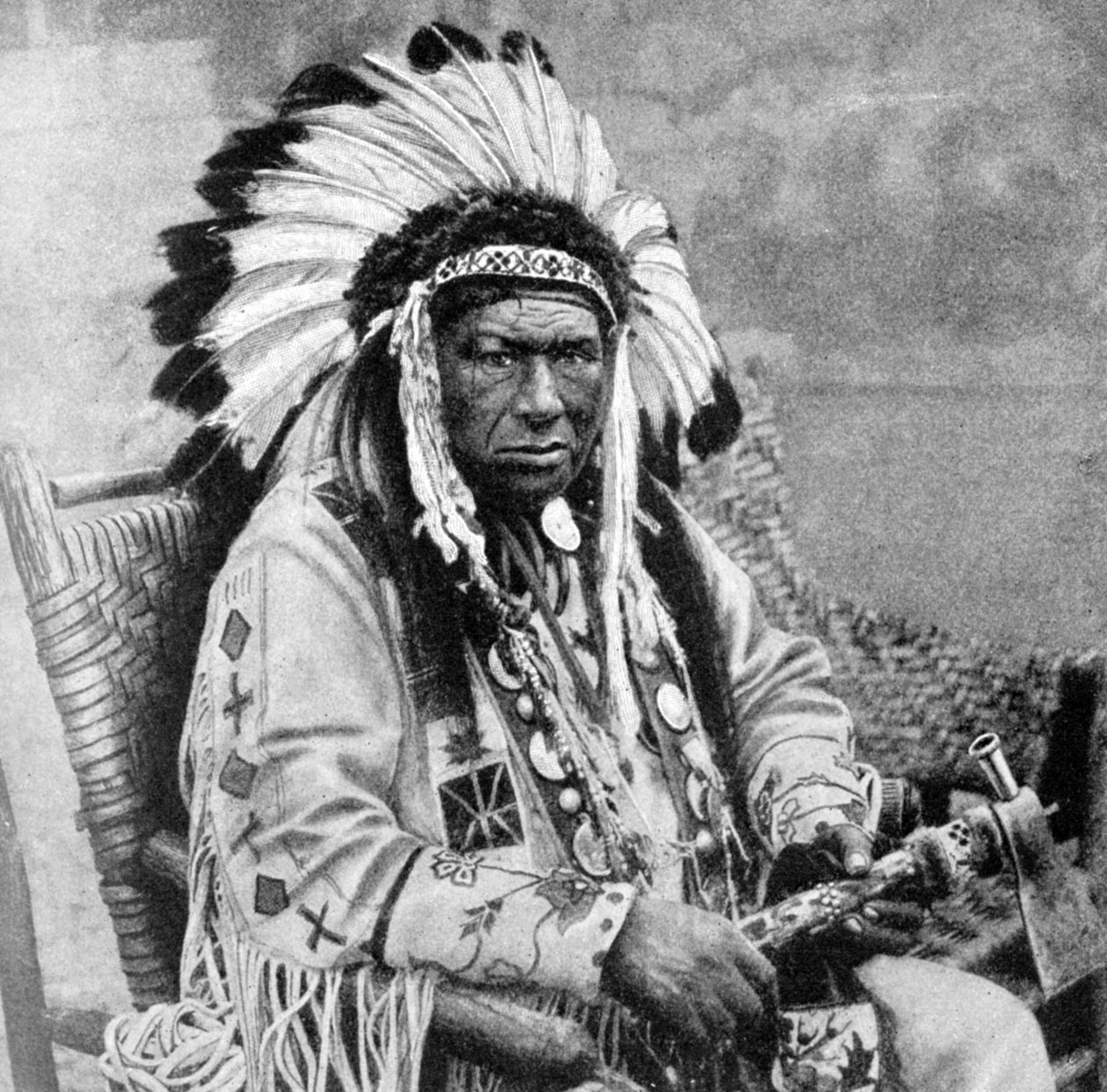 Kinnewankan, Siouxin päällikkö, 1922 tekijältä Unbekannt