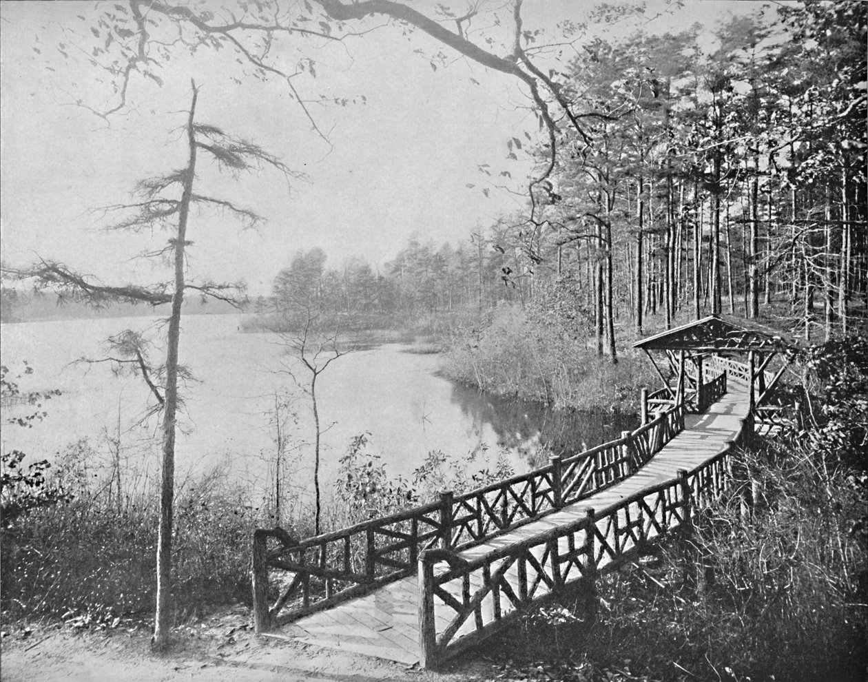 Kissing Bridge, Lakewood, 1897. tekijältä Unbekannt