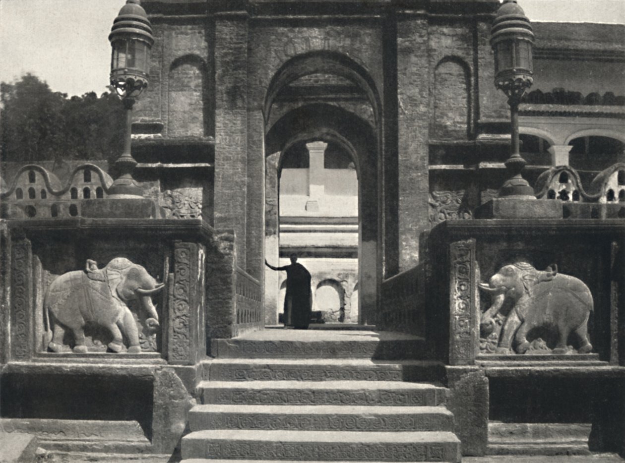 Luostari Pyhän Hampaan temppelissä Dalada Maligawa Vihara, Kandy, 1926 tekijältä Unbekannt