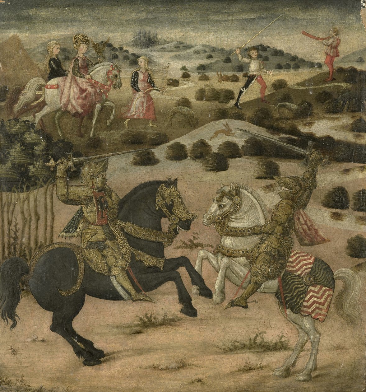 Knight Legend Scene, 1450-1475 tekijältä Unbekannt