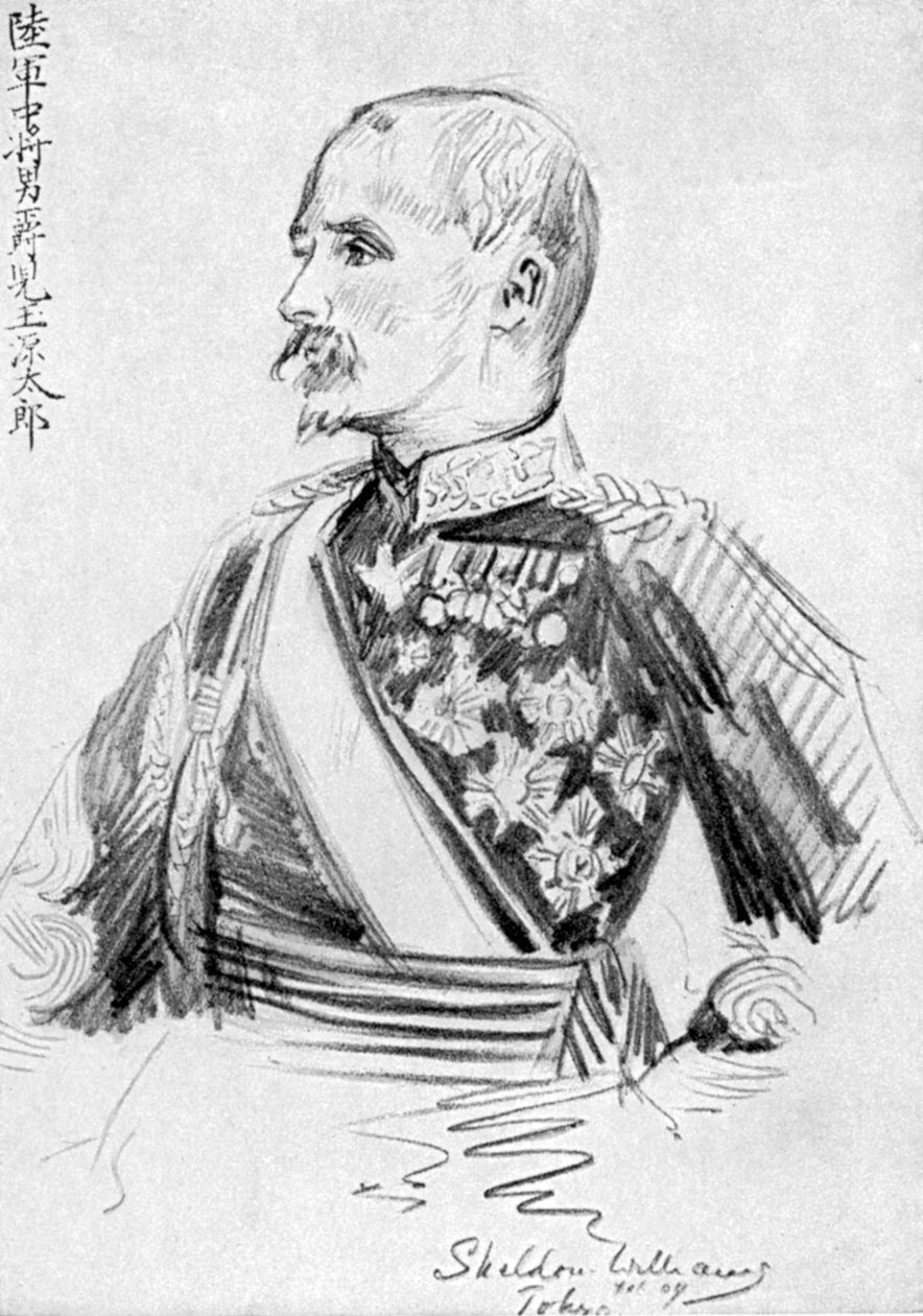 Kodama Gentaro, japanilainen sotilas ja valtiomies, Venäjän-Japanin sota, 1904-5 tekijältä Unbekannt