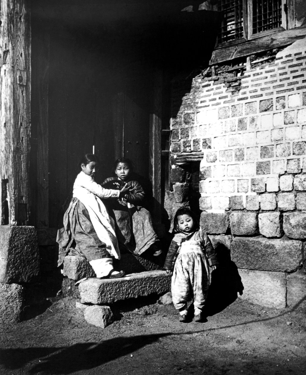 Korean lapset, Korea, 1900 tekijältä Unbekannt