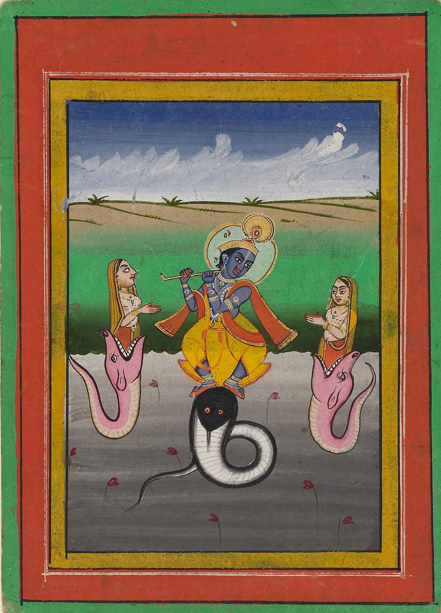Krishna Kaliyamardaka, 1900-luvun alku tekijältä Unbekannt