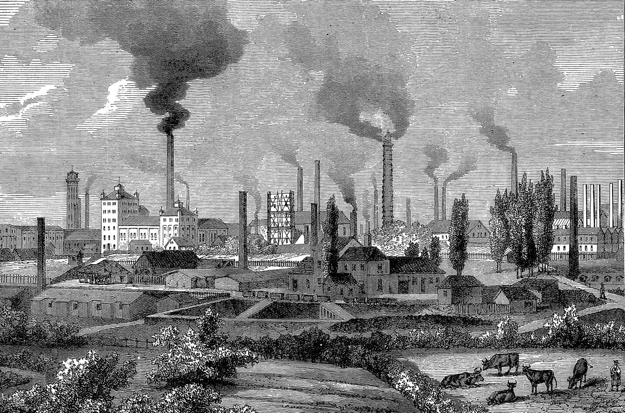 Krupps Works, Essen, Saksa, 1896 tekijältä Unbekannt