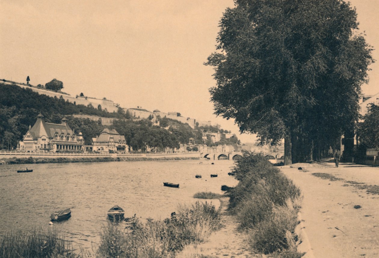 Kursaal ja Pont de Jambes, 1900 tekijältä Unbekannt