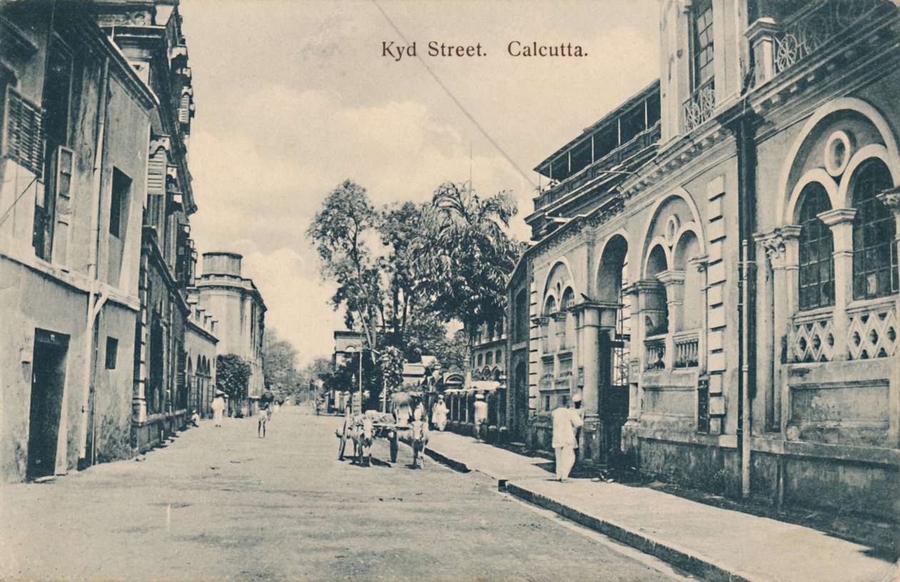 Kyd Street. Kalkutta, 1800-luvun loppu - 1900-luvun alku. tekijältä Unbekannt