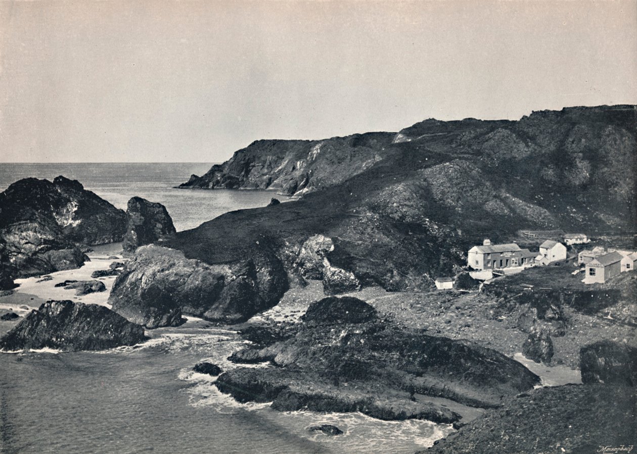 Kynance Cove - The Cove and Village, 1895 tekijältä Unbekannt