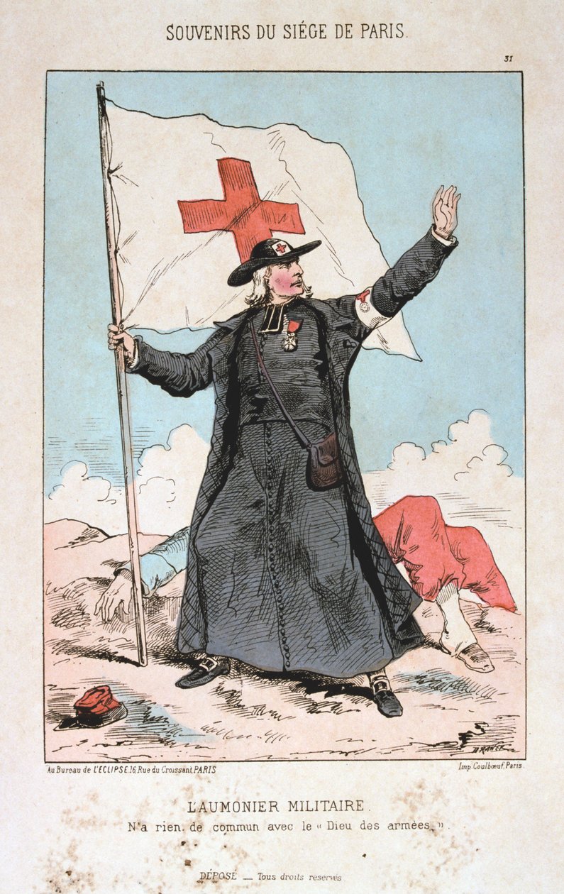 Sotilaskappeli, Pariisin piiritys, 1870-1871 tekijältä Unbekannt