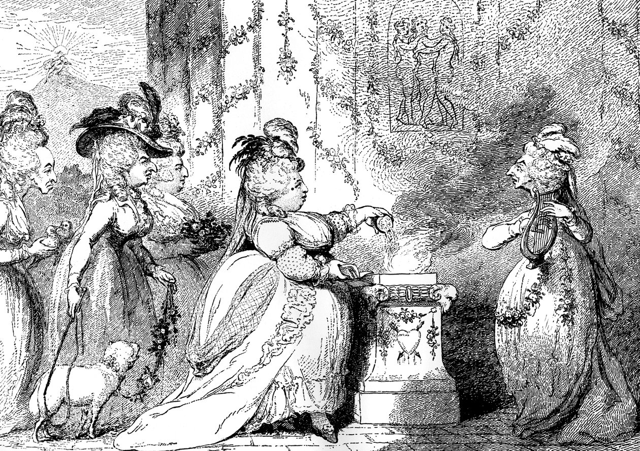 Belle Assemblee, 1787 tekijältä Unbekannt