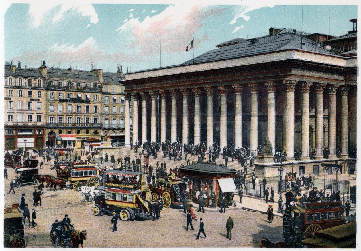 The Bourse, Pariisi, c1900 tekijältä Unbekannt
