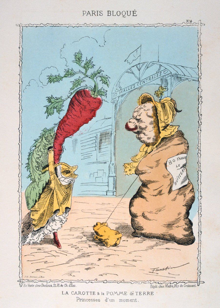 Porkkana ja peruna, 1870-1871 tekijältä Unbekannt