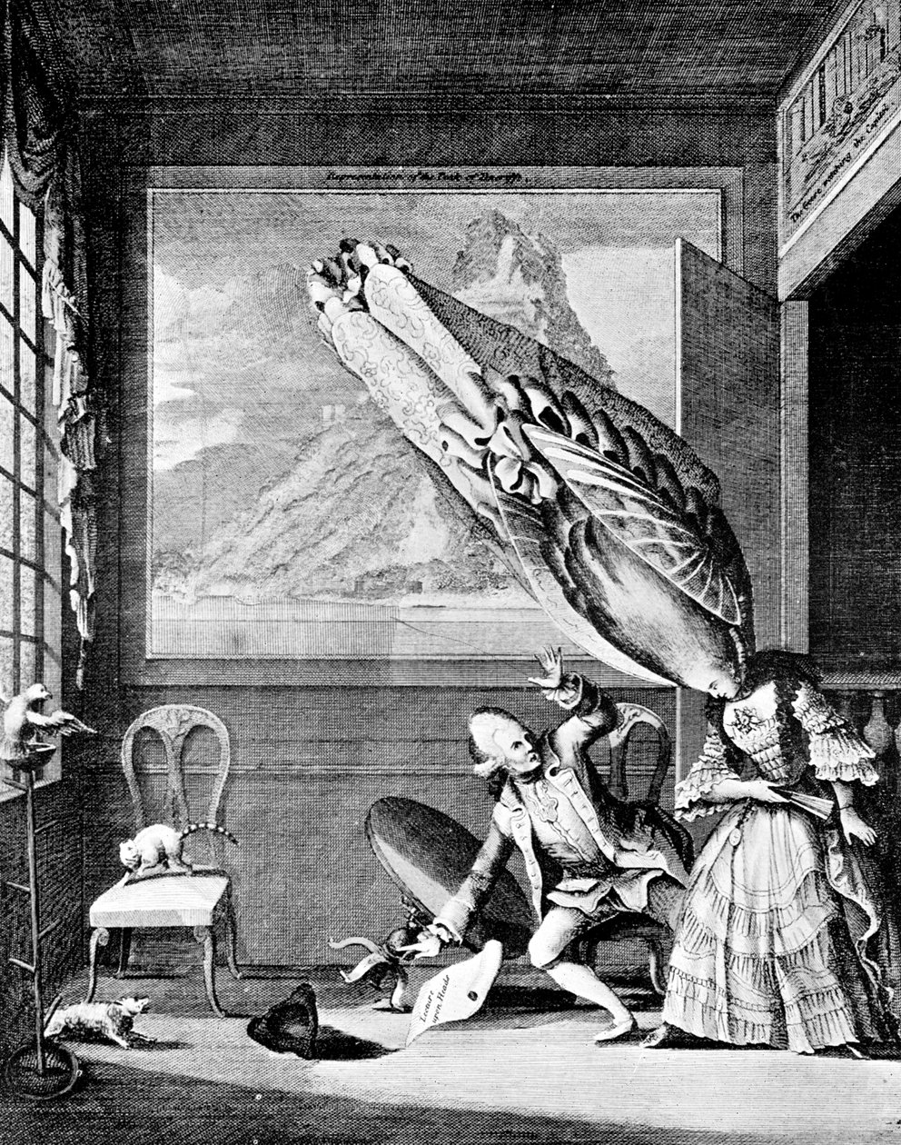 La Francoise a Londres: Ranskalainen nainen Lontoossa tai Vuoden päähine 1771 tekijältä Unbekannt