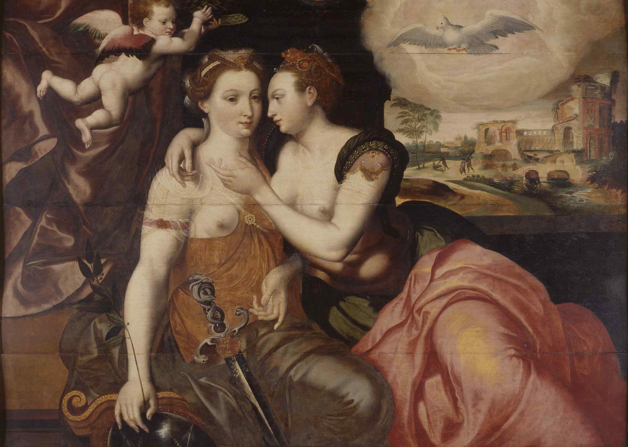 La Justice et la Paix Oikeus ja rauha, n. 1560. tekijältä Unbekannt