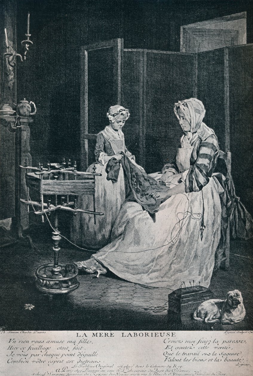 Työntekijääiti, 1740, 1916 tekijältä Unbekannt