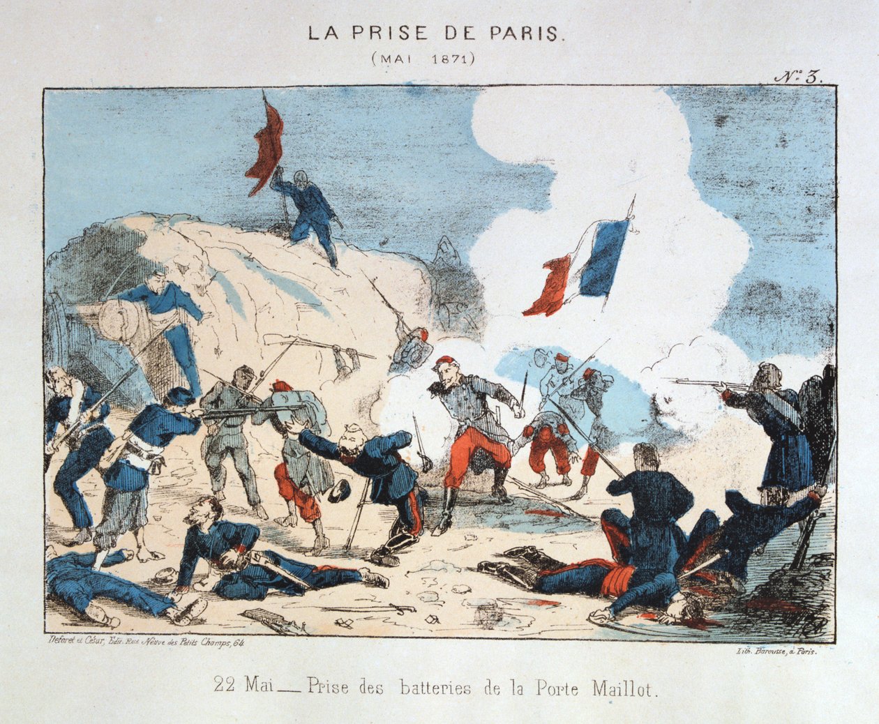 Pariisin valloitus, 22. toukokuuta 1871 tekijältä Unbekannt