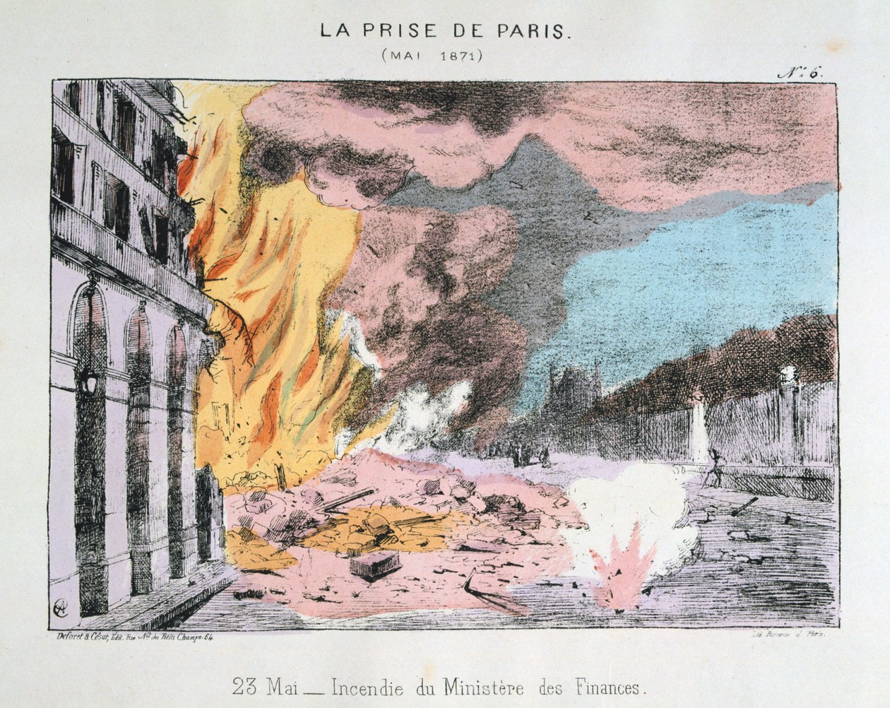 Pariisin valloitus, 23. toukokuuta 1871 tekijältä Unbekannt