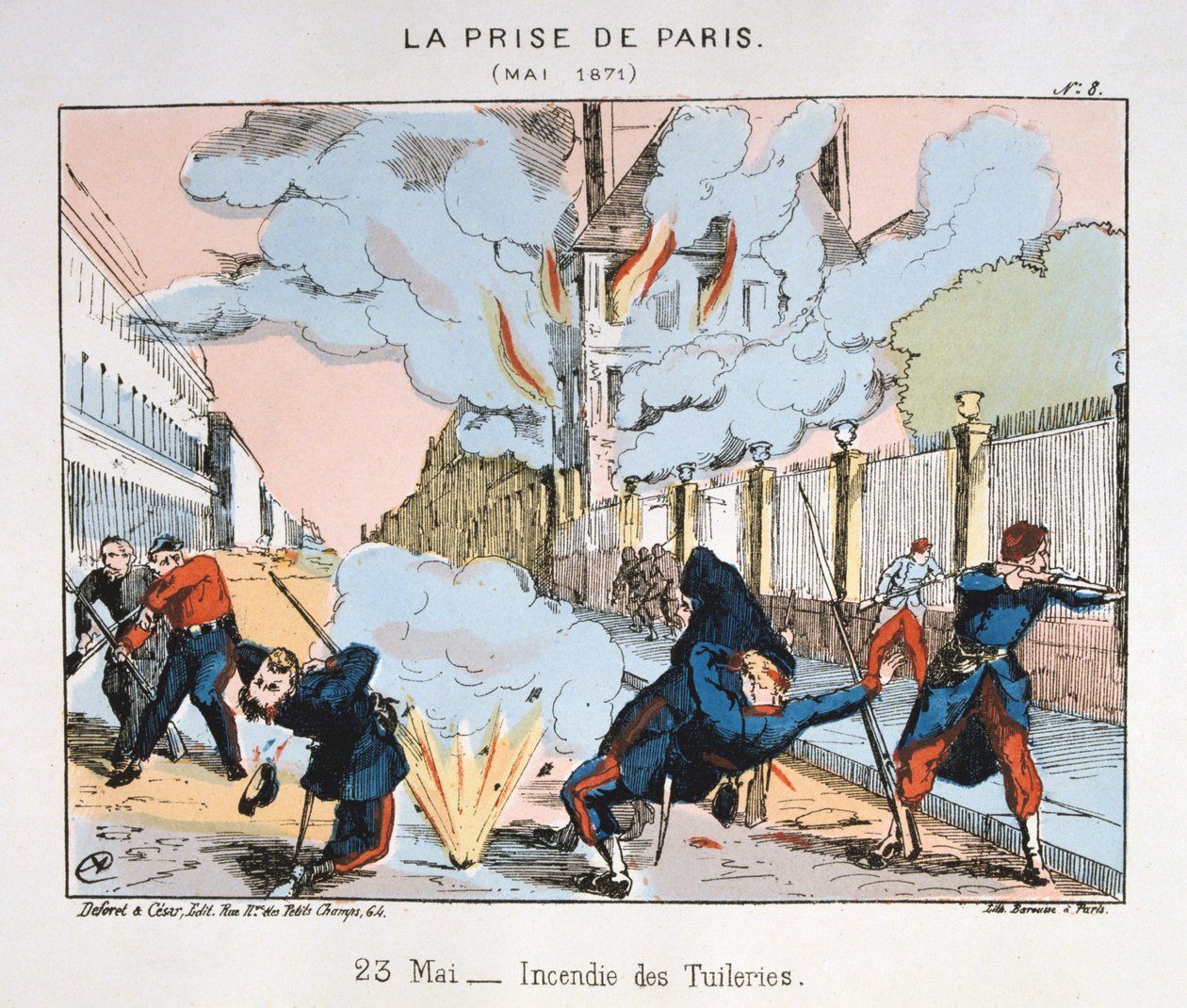 Pariisin valloitus, 23. toukokuuta 1871 tekijältä Unbekannt