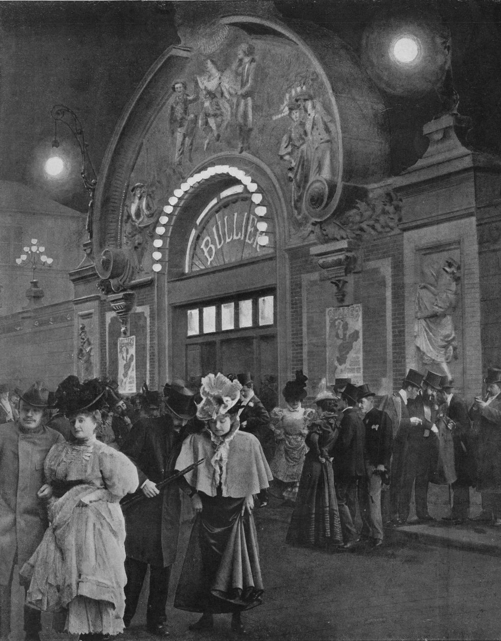 The Exit of Bullierin, 1900 tekijältä Unbekannt