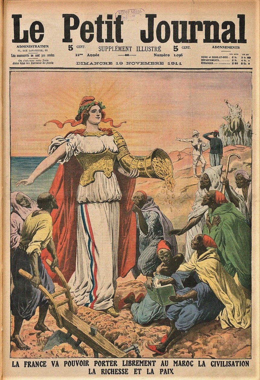 Sivistystehtävä. Le Petit Journal, 19. marraskuuta 1911, 1911. tekijältä Unbekannt