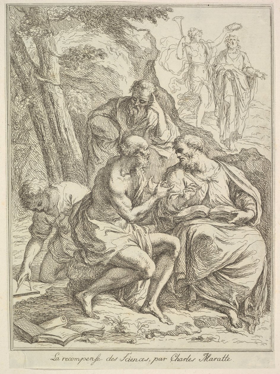 Tiedepalkinto, 1640-1713. tekijältä Unbekannt