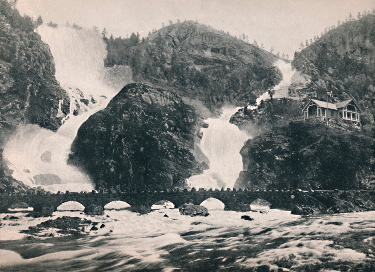 Laatefos, Hardanger, 1914. tekijältä Unbekannt