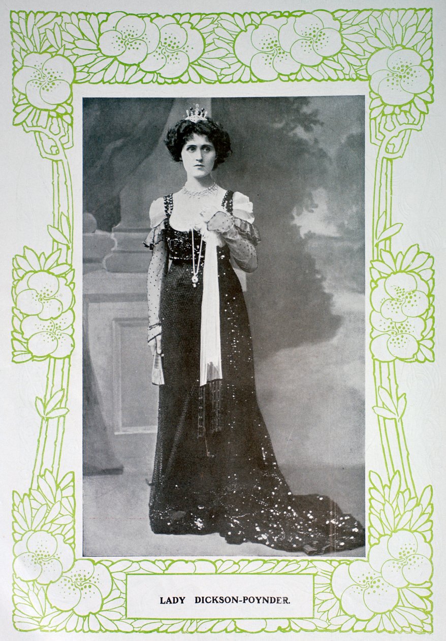 Lady Dickson-Poynder, 1901 tekijältä Unbekannt