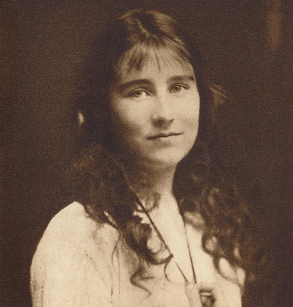 Lady Elizabeth Bowes-Lyon nuorena tyttönä, c1917, 1937 tekijältä Unbekannt