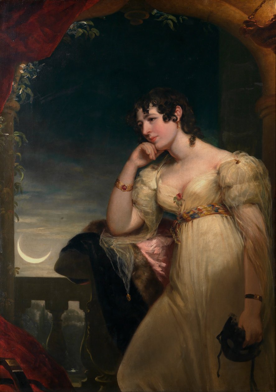 Lady Essex hahmona Juliet, ca. 1810-1815. tekijältä Unbekannt