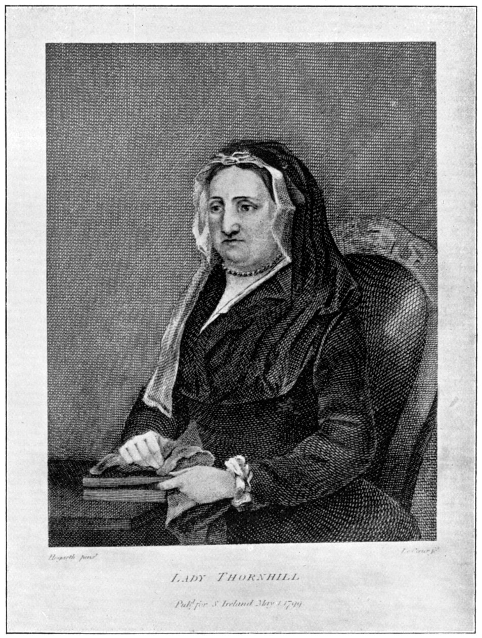 Lady Thornhill, 1799 tekijältä Unbekannt