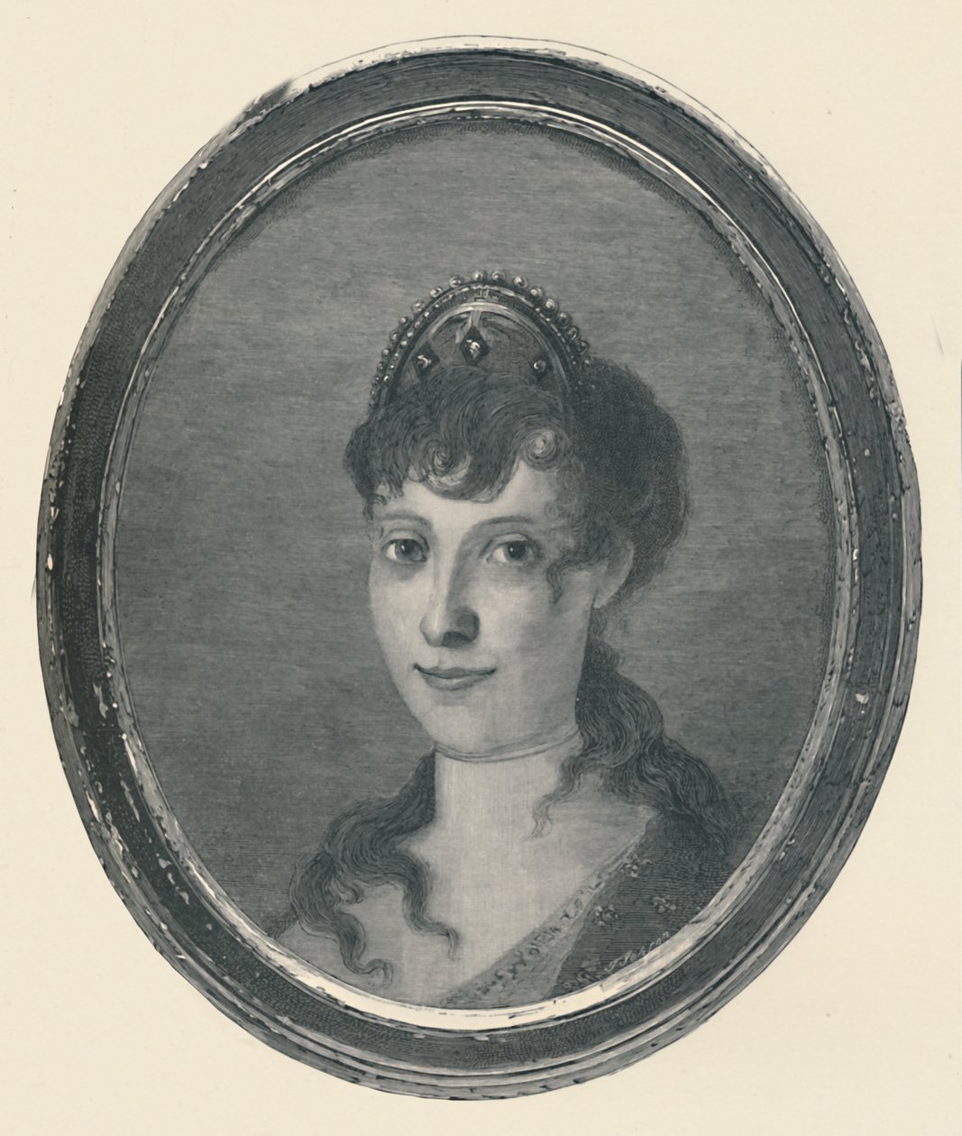 Laetitia Ramolino - Carlo Buonaparten vaimo, Napoleon Bonaparten äiti, c1780, 1896. tekijältä Unbekannt