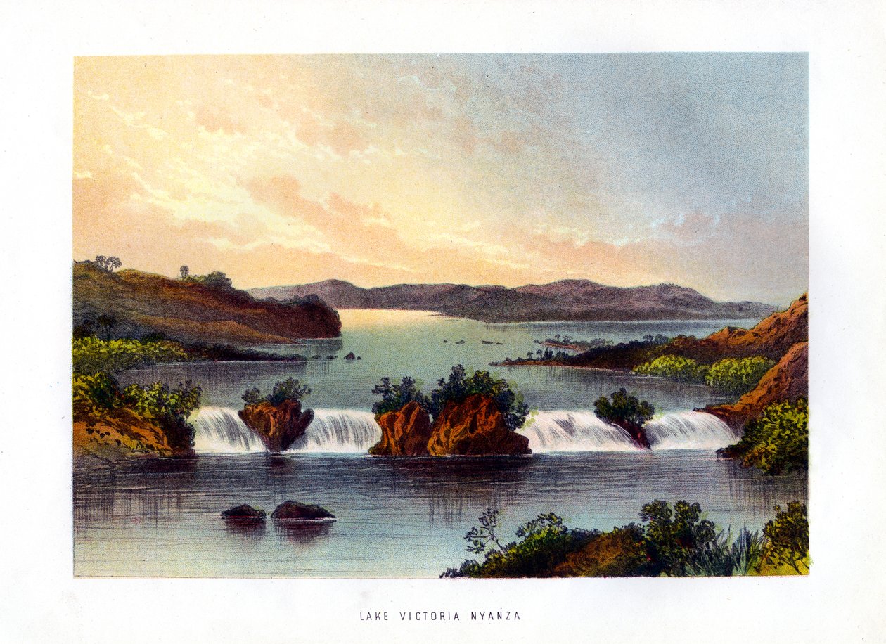 Victoria Nyanza -järvi, 1840-1900 tekijältä Unbekannt