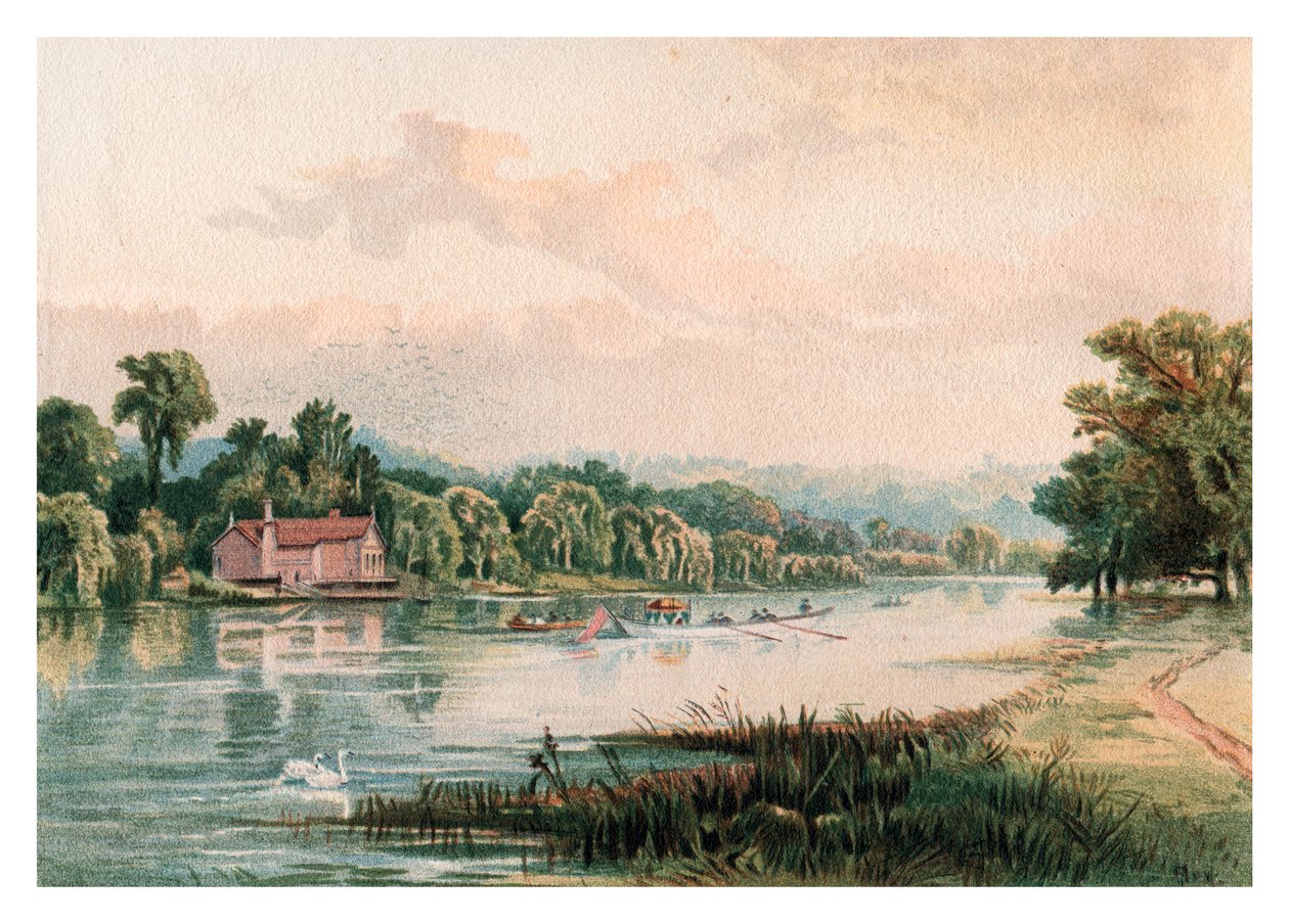 Lake Virginia Waterissa, 1880 tekijältä Unbekannt