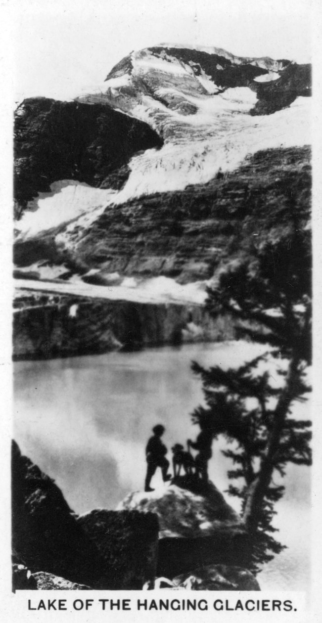 Lake of the Hanging Glaciers, Kanada, 1920-luku tekijältä Unbekannt