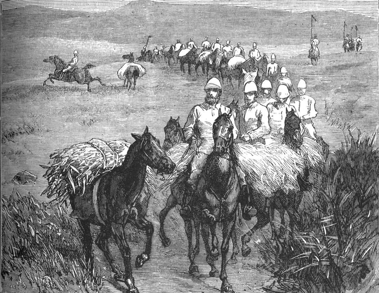 Lancers Returning from a Foray, c1880 tekijältä Unbekannt