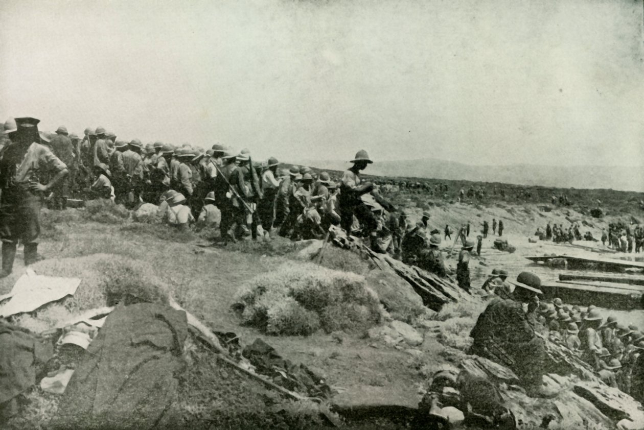 Maihinnousujoukot Suvlan lahdella, 1919. tekijältä Unbekannt